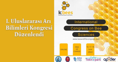 I. Uluslararası Arı Bilimleri Kongresi online olarak gerçekleştirildi